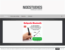 Tablet Screenshot of noestudies.com